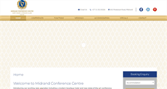 Desktop Screenshot of midrandconferencecentre.co.za